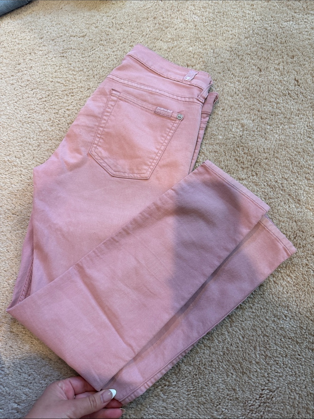 Women's Pink High-Rise Skinny Jeans